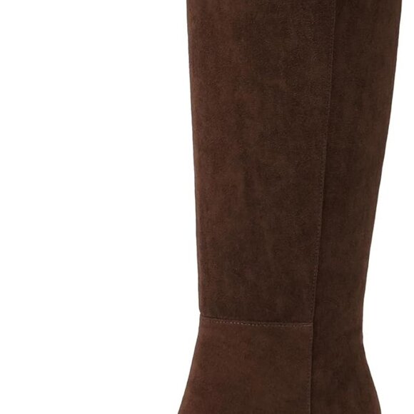 Brand New Boots Dark Brown Suede 8 - Picture 1 of 7